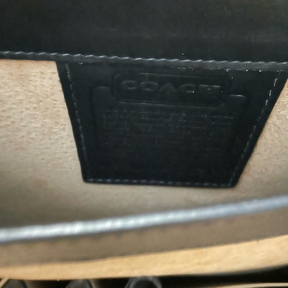 Coach Vintage Briefcase Black Leather Hardcase Original Hang Tags and Paperwork - Picture 6 of 15